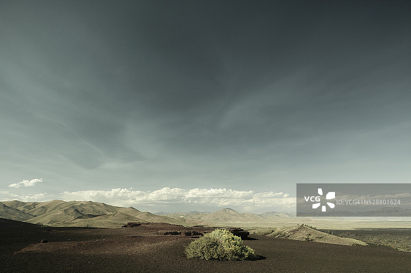 月球陨石坑国家纪念地，科罗拉多州，美国图片素材