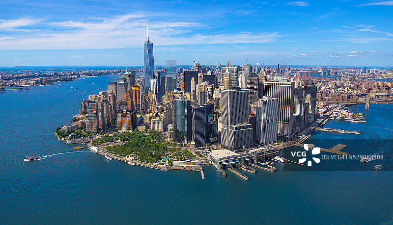 纽约市天际线图片素材