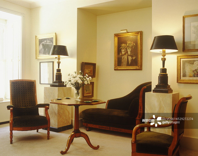 美丽的住宅客厅图片素材