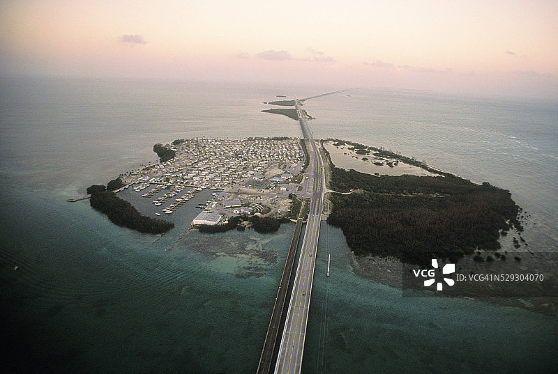 俄亥俄礁岛航拍图片素材