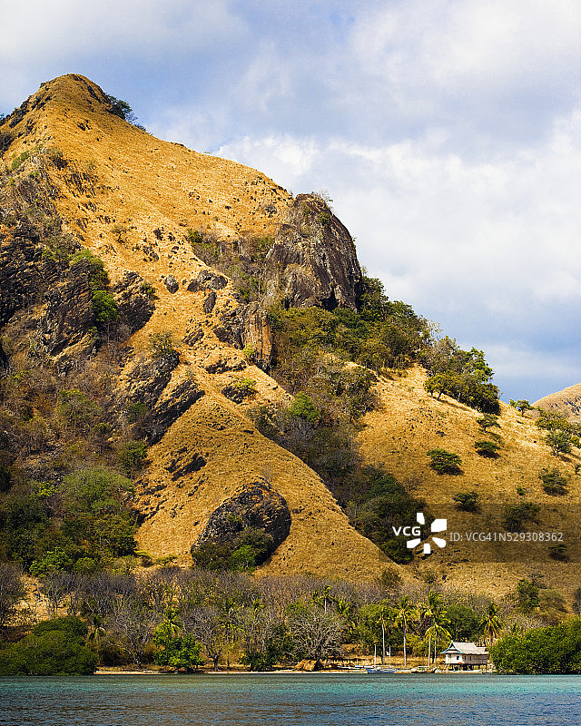 印度尼西亚科莫多国家公园的岛屿图片素材