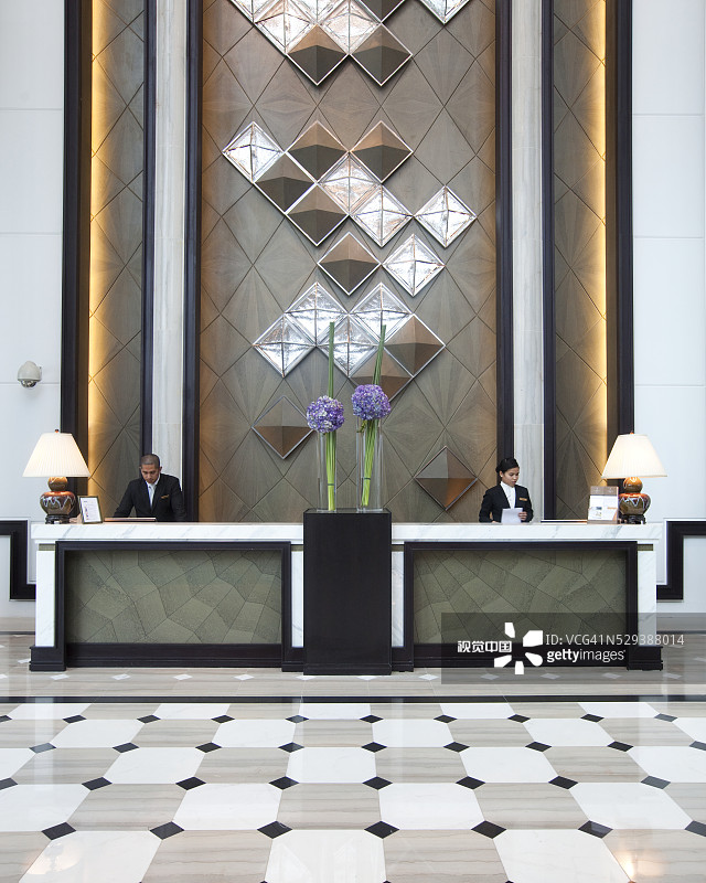 富丽敦海湾酒店的大堂图片素材