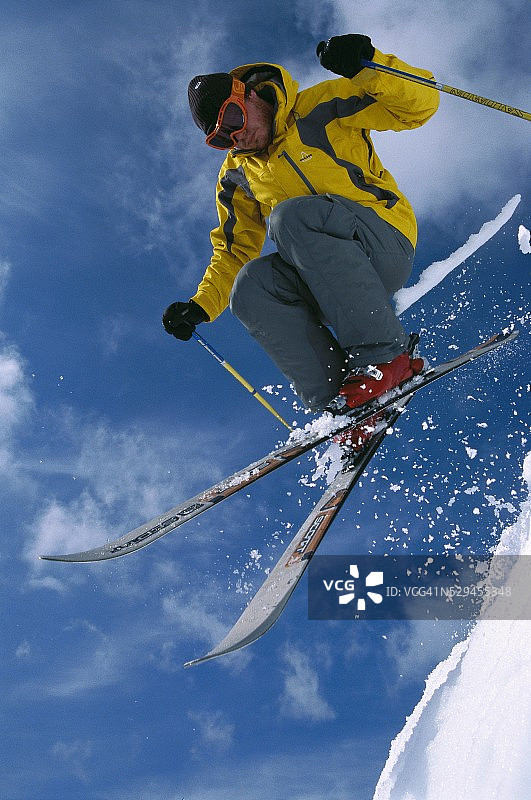 高山滑雪图片素材