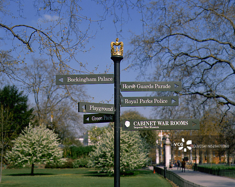 公园指示牌图片素材