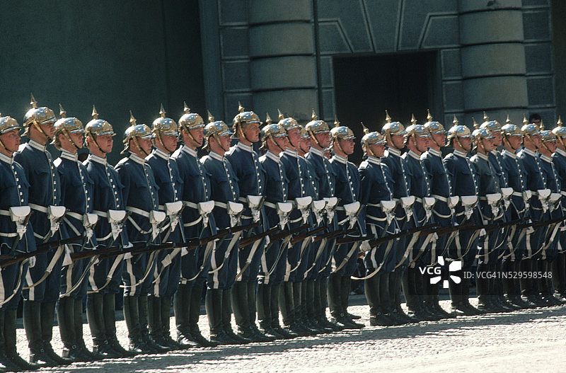 斯德哥尔摩卫队换岗图片素材