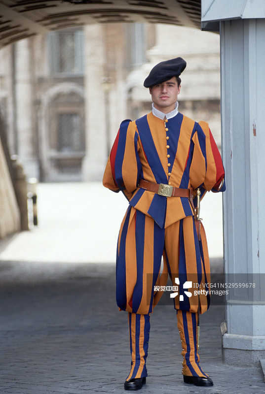 梵蒂冈的瑞士卫队图片素材