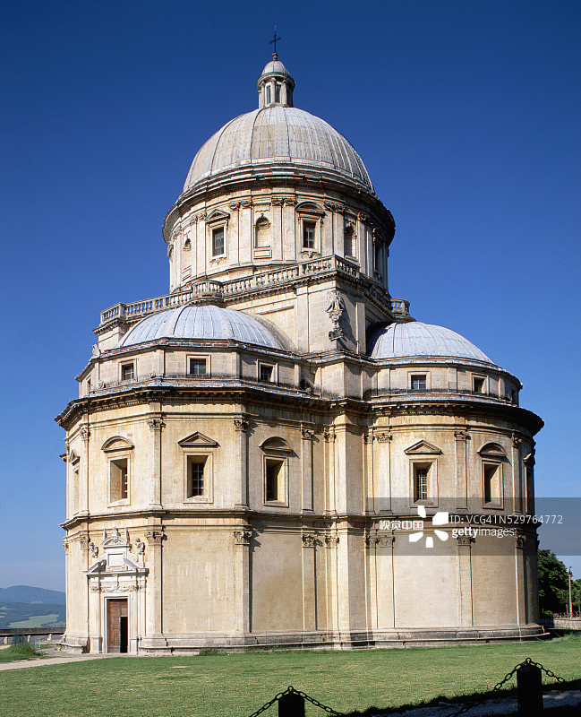 意大利翁布里亚的教堂图片素材