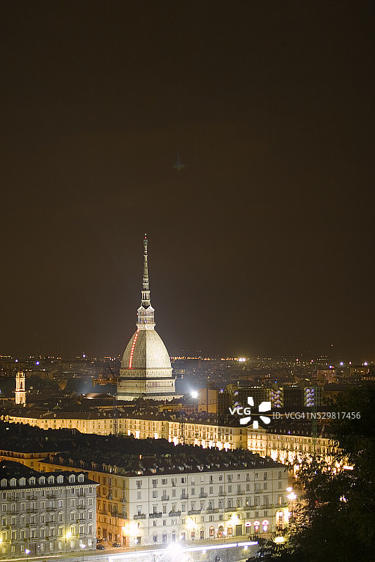 都灵夜景图片素材