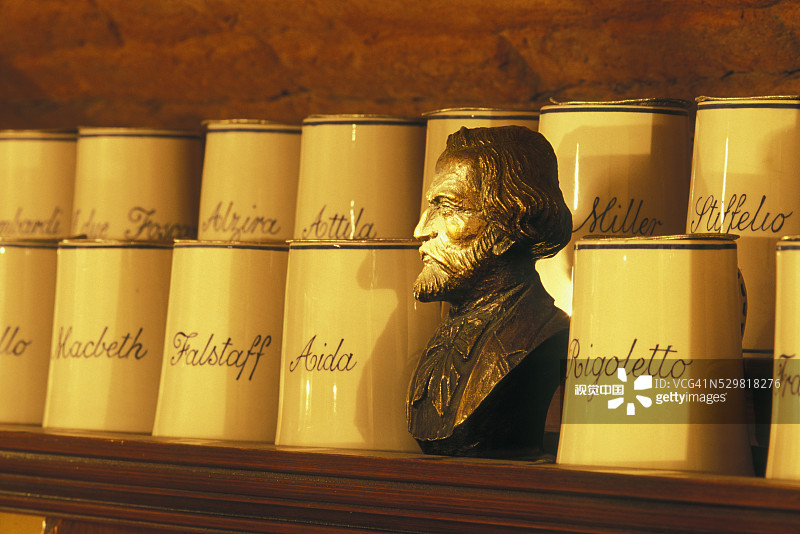 朱塞佩·威尔第的半身像图片素材