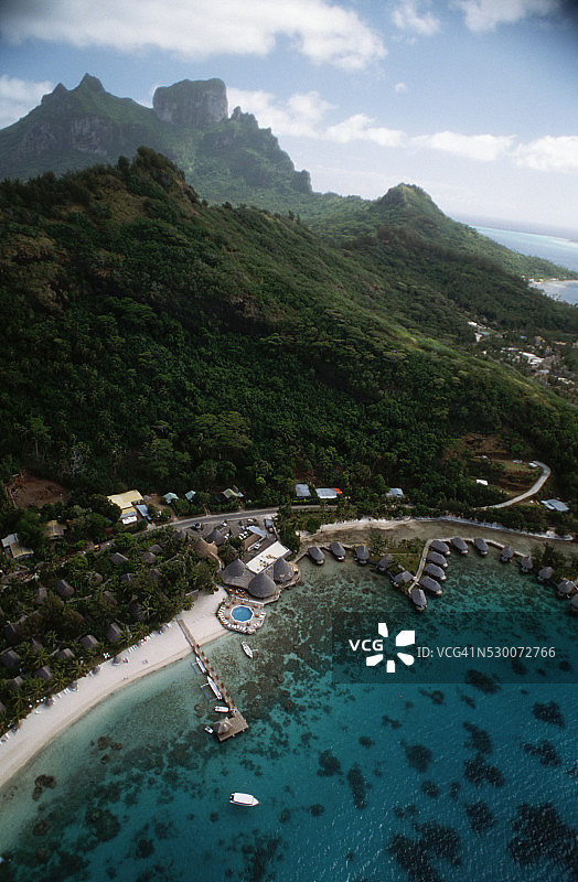 索菲特马拉拉酒店鸟瞰图图片素材