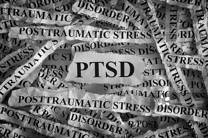 创伤后应激障碍图片素材
