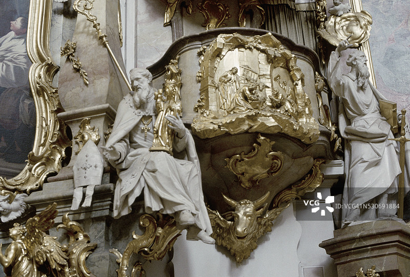 洛可可风格的讲坛图片素材