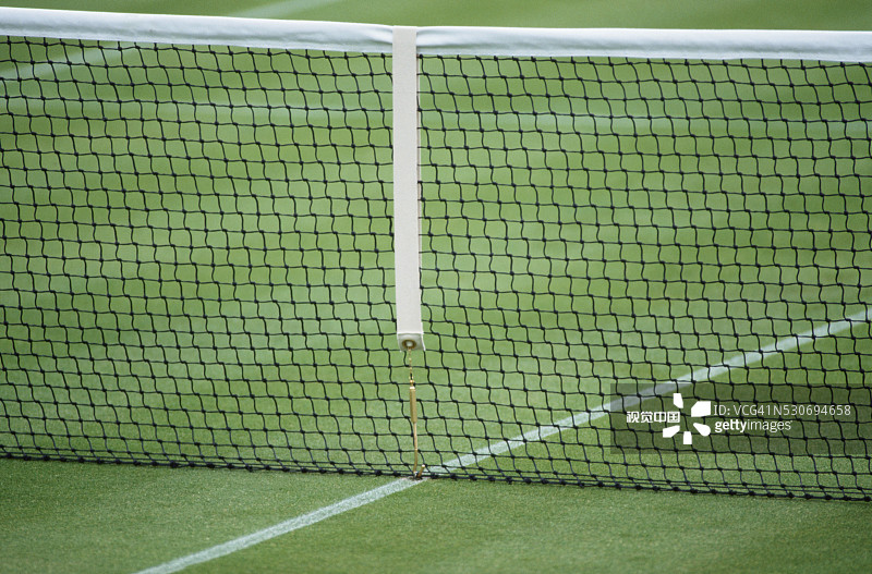 温布尔登网球中心球场网球网图片素材