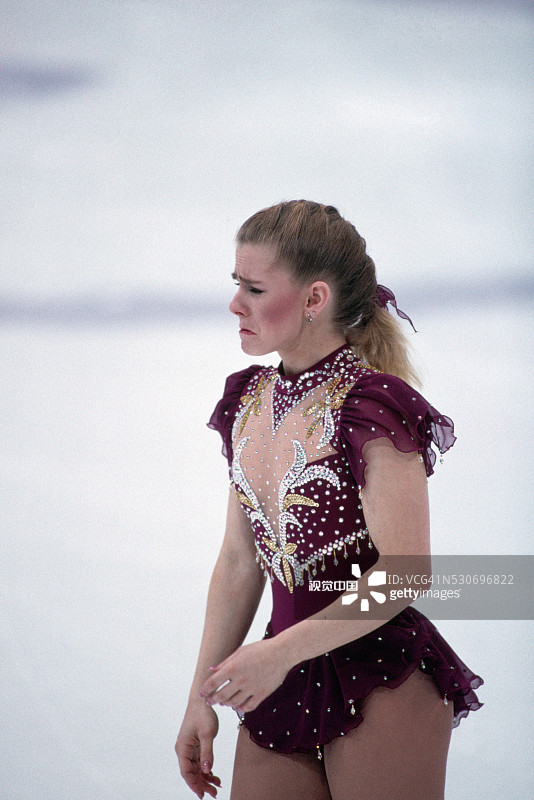 1994年利勒哈默尔冬奥会花样滑冰运动员托尼亚·哈丁图片素材