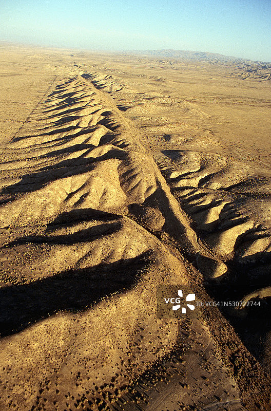 圣安地列斯断层图片素材