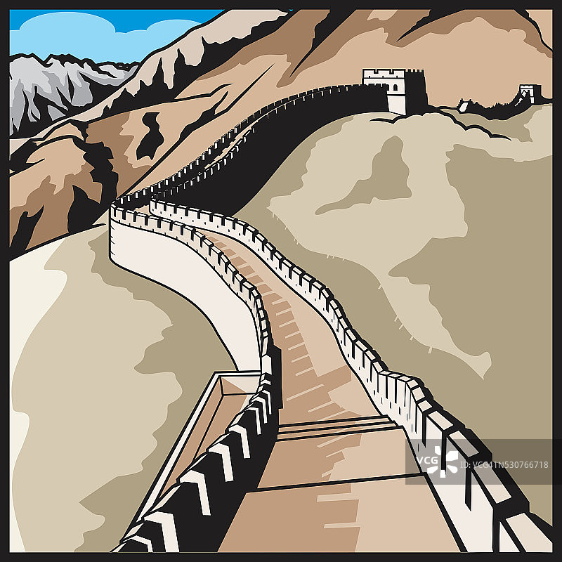 中国长城图片素材