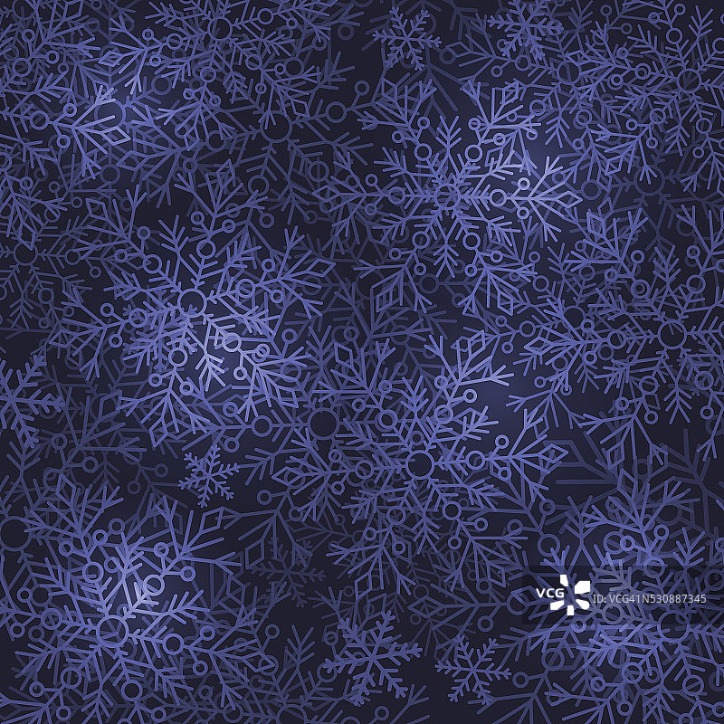 彩色冬季雪花抽象背景矢量素材图片素材