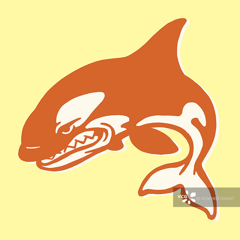 鲨鱼跳跃图片素材