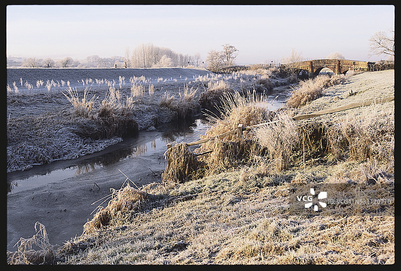 冬季的罗瑟河图片素材