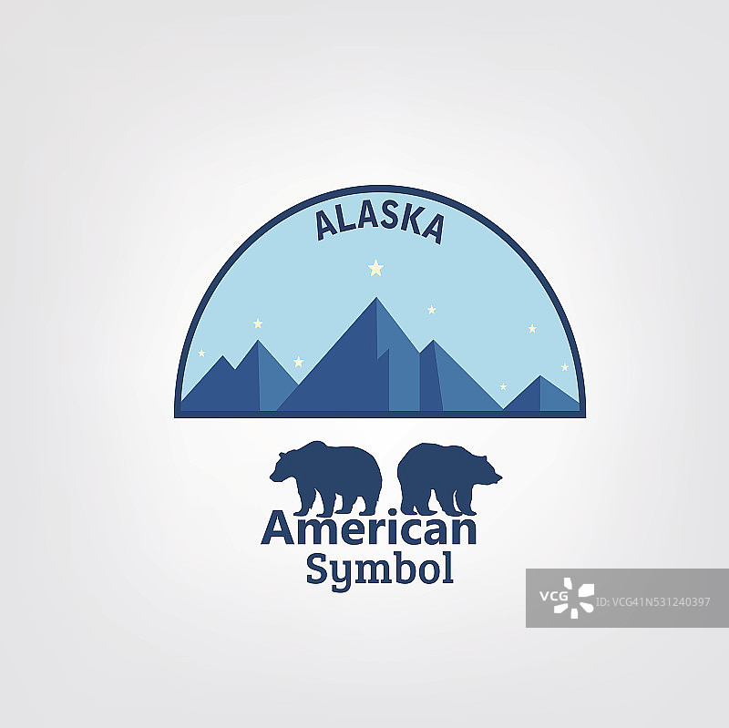 阿拉斯加矢量素材图片素材