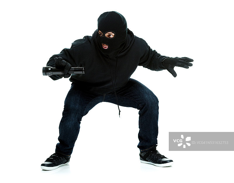 使用闪光灯拍摄的盗贼图片素材