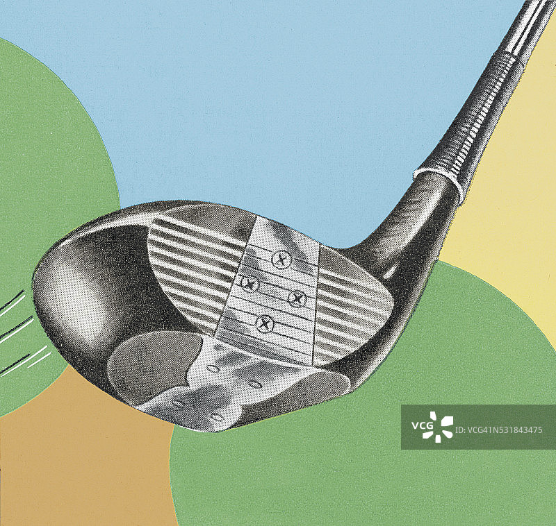 高尔夫球杆图片素材