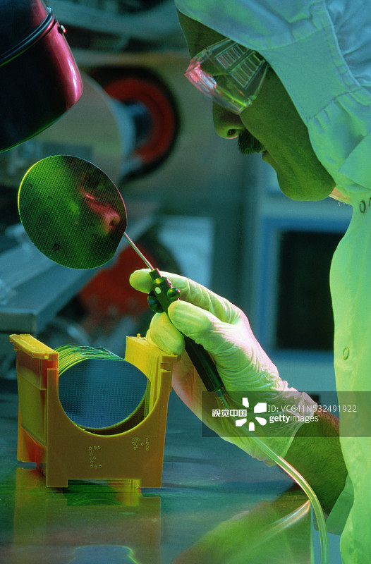 电脑芯片晶圆图片素材