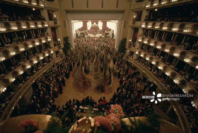 维也纳歌剧院内部图片素材