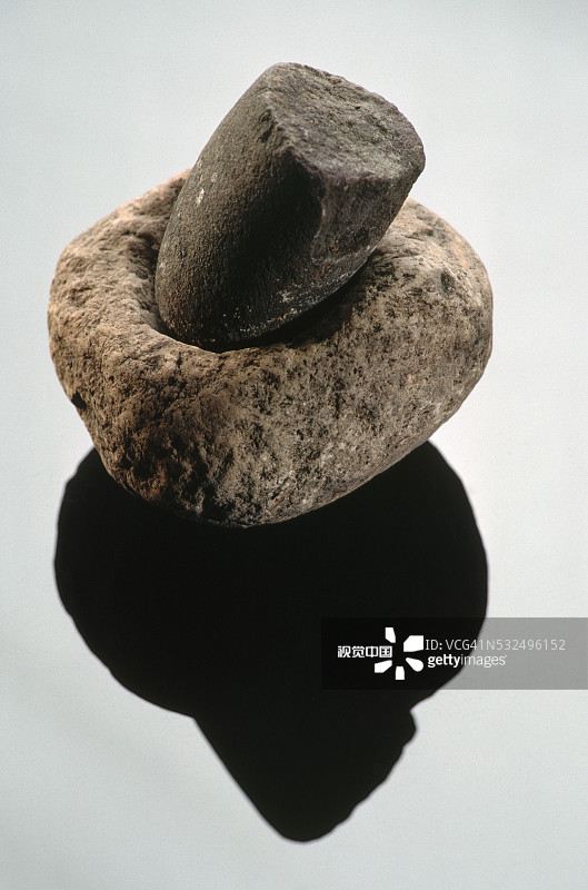 石臼和研杵图片素材