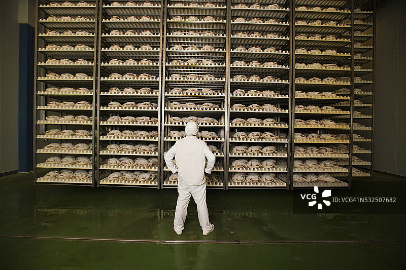 塞拉诺火腿干燥室图片素材