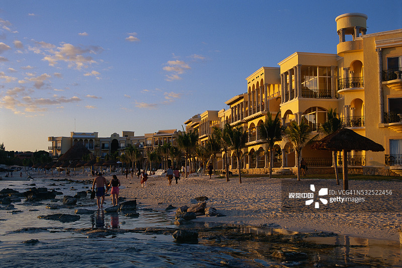 金塔纳罗奥海滩图片素材