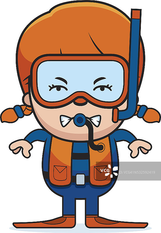 愤怒的潜水员图片素材