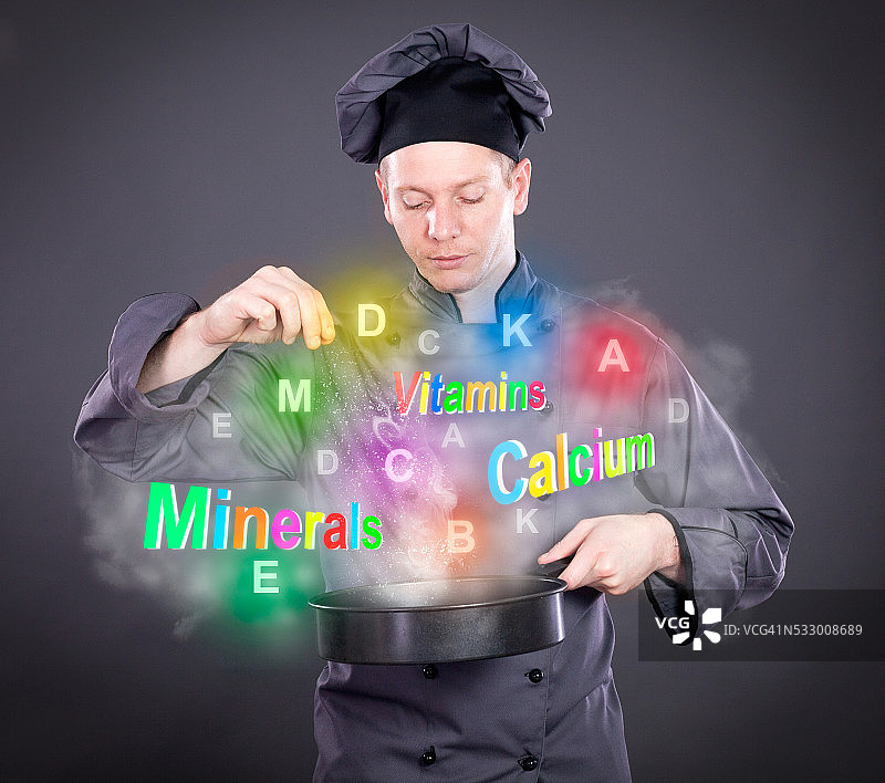 烹饪，健康食品概念图片素材