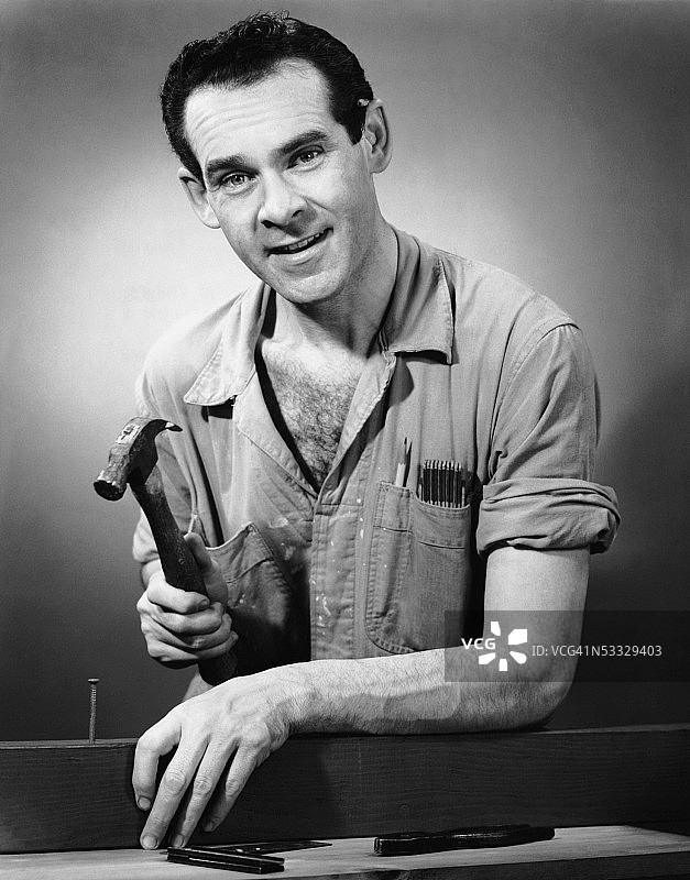 木匠 портрет图片素材