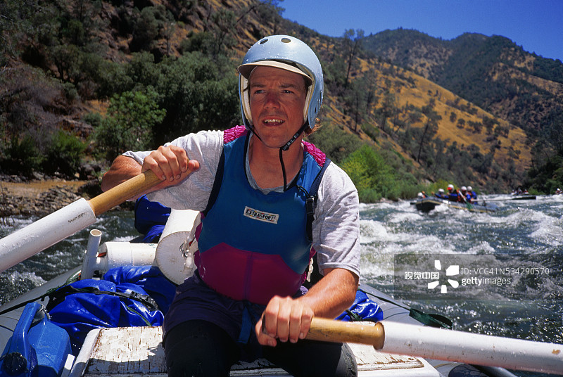 图奥勒米河漂流图片素材