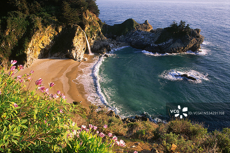 大瑟尔小海湾海滩图片素材