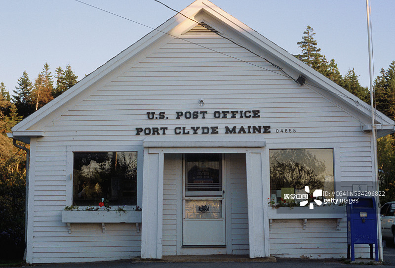克莱德港邮局图片素材