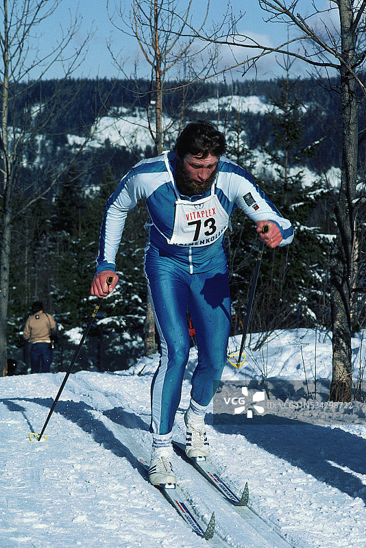 越野滑雪冠军图片素材