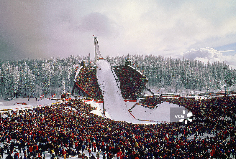 霍门科伦滑雪跳台图片素材