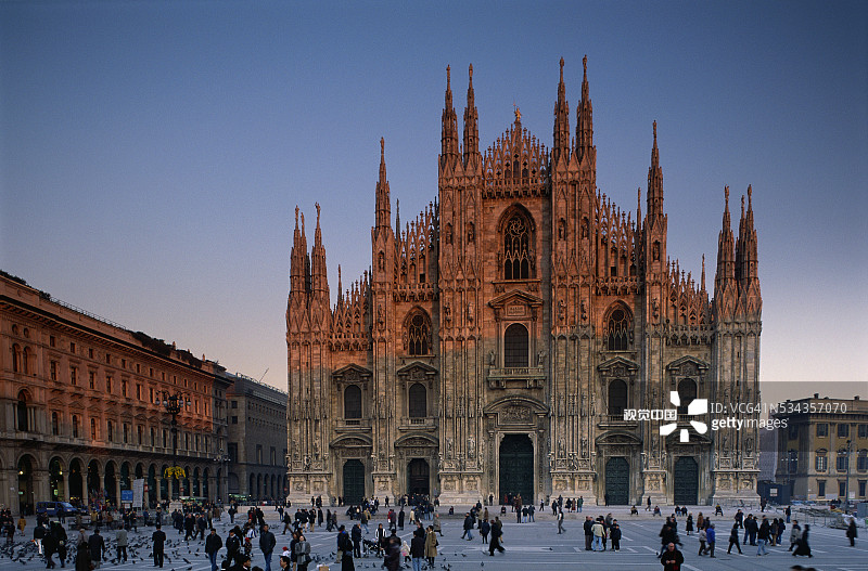 米兰大教堂图片素材