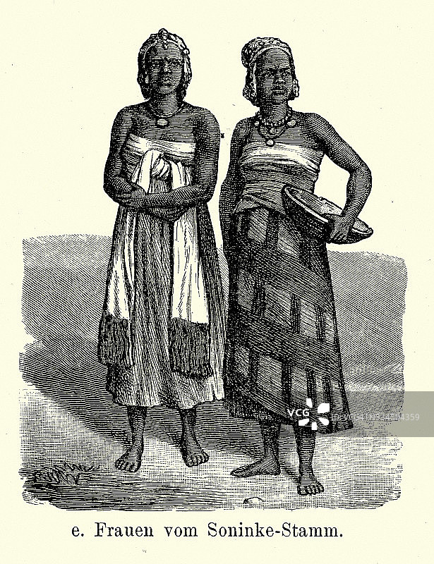 19世纪索宁克部落图片素材