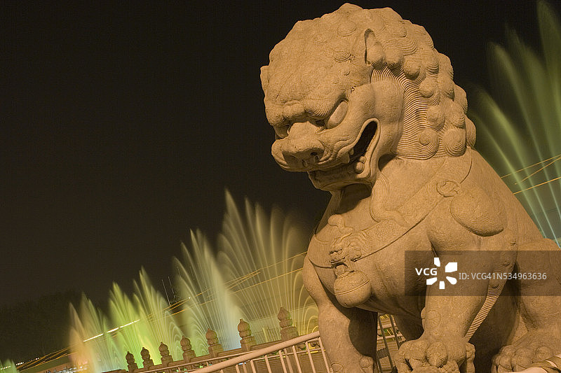 天安门前的石狮图片素材