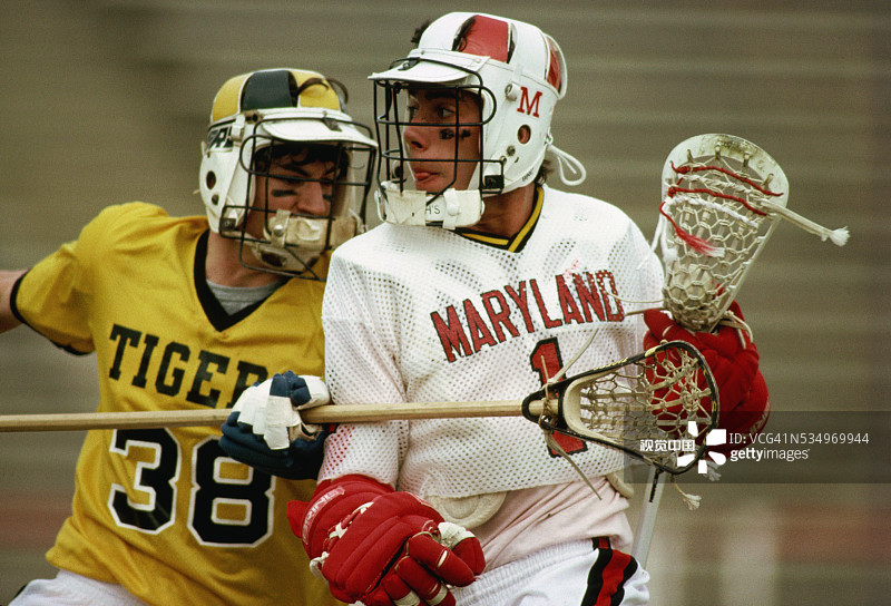 长曲棍球防守队员图片素材