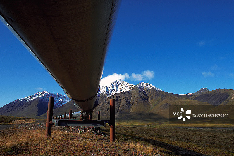 阿拉斯加输油管道图片素材