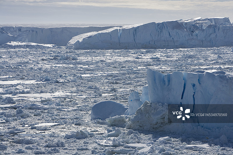 威德尔海的冰山图片素材