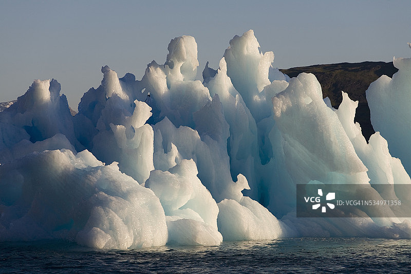 纳尔萨尔苏瓦克的冰山图片素材