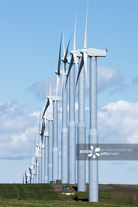 华盛顿州瓦卢拉风车图片素材