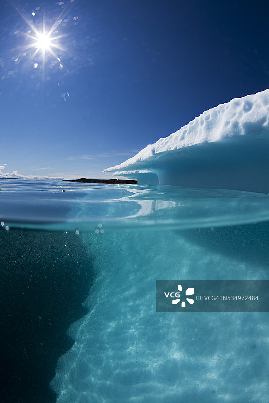 迪斯科湾的冰山图片素材