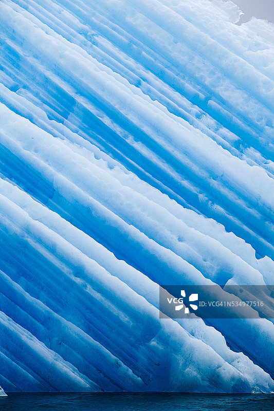 阿拉斯加州融化的冰山图片素材