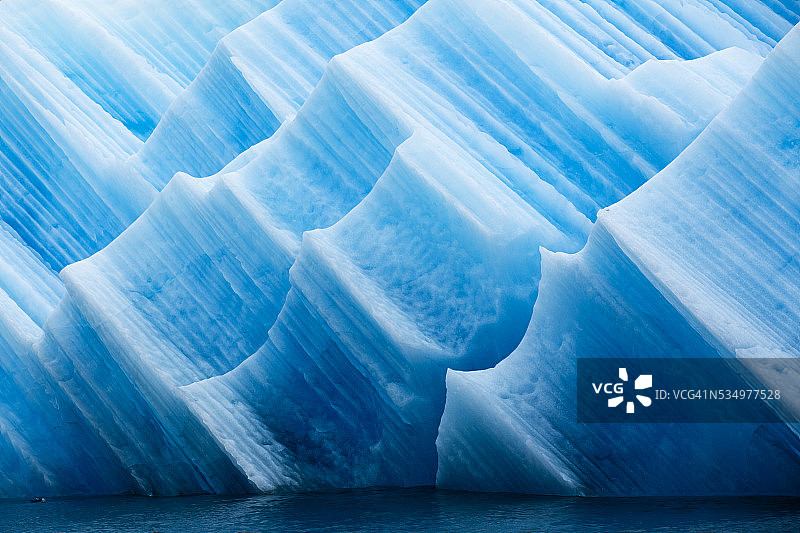 阿拉斯加州融化的冰山图片素材